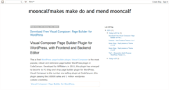 Desktop Screenshot of mooncalfmakes.blogspot.com
