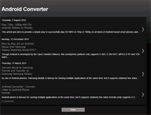 Tablet Screenshot of androidconverter.blogspot.com