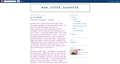 Desktop Screenshot of momsisterdaughter.blogspot.com