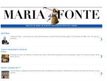 Tablet Screenshot of jornalmariadafonte.blogspot.com