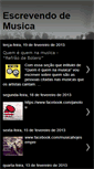 Mobile Screenshot of escrevendodemusica.blogspot.com