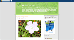Desktop Screenshot of herbal-garden.blogspot.com