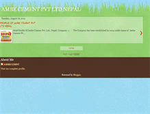 Tablet Screenshot of ambecement.blogspot.com