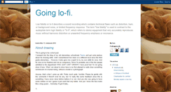 Desktop Screenshot of goinglofi.blogspot.com