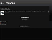 Tablet Screenshot of blu-ecuador.blogspot.com