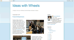 Desktop Screenshot of ideaswithwheels.blogspot.com