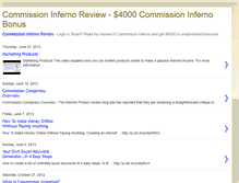 Tablet Screenshot of commission-inferno-reviews.blogspot.com