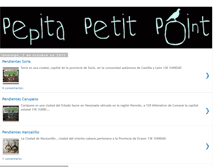Tablet Screenshot of pepitapetitpoint.blogspot.com