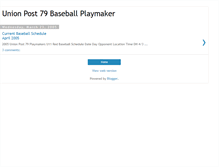 Tablet Screenshot of playmakerbaseball.blogspot.com