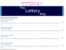 Tablet Screenshot of elotteryinternational.blogspot.com