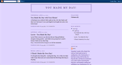 Desktop Screenshot of mydayismade.blogspot.com