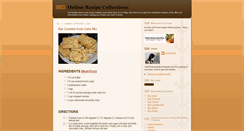 Desktop Screenshot of onlinerecipecollections.blogspot.com