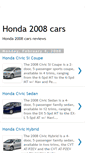 Mobile Screenshot of honda-2008-cars.blogspot.com