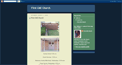 Desktop Screenshot of firstcmechurch.blogspot.com