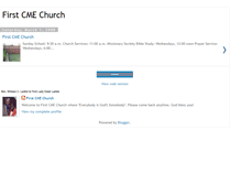 Tablet Screenshot of firstcmechurch.blogspot.com