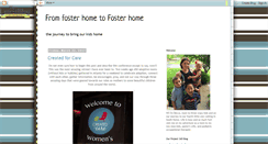 Desktop Screenshot of fosterhometofosterhome.blogspot.com