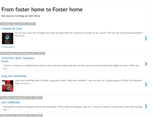 Tablet Screenshot of fosterhometofosterhome.blogspot.com