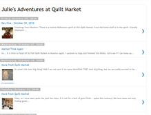 Tablet Screenshot of julieatquiltmarket.blogspot.com