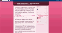 Desktop Screenshot of nhbookdiscussion.blogspot.com