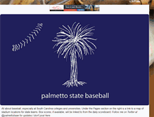 Tablet Screenshot of palmettostatebaseball.blogspot.com