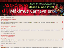 Tablet Screenshot of lascronicasdemaximus.blogspot.com