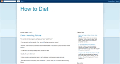 Desktop Screenshot of diet-how-to.blogspot.com