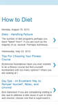 Mobile Screenshot of diet-how-to.blogspot.com