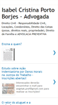 Mobile Screenshot of isabelborjesadvogada.blogspot.com