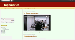 Desktop Screenshot of ingenierico.blogspot.com