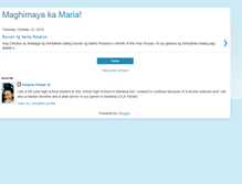 Tablet Screenshot of maghimayakamaria.blogspot.com