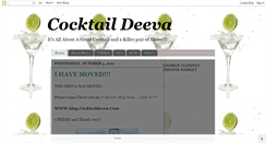 Desktop Screenshot of cocktaildeeva.blogspot.com