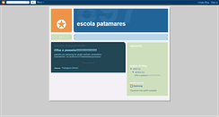 Desktop Screenshot of escolapatamares.blogspot.com