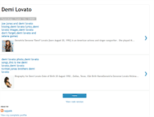 Tablet Screenshot of demi-lovato-pictures.blogspot.com