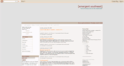 Desktop Screenshot of emergentsoutheast.blogspot.com