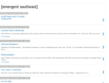 Tablet Screenshot of emergentsoutheast.blogspot.com