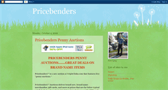 Desktop Screenshot of pricebenderspennyauction.blogspot.com