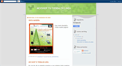 Desktop Screenshot of mexshoptutiendaenlinea.blogspot.com