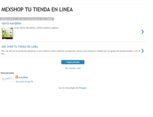 Tablet Screenshot of mexshoptutiendaenlinea.blogspot.com