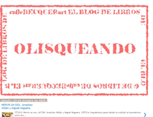 Tablet Screenshot of olisqueando.blogspot.com