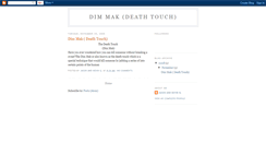 Desktop Screenshot of dimmakdeathtouch.blogspot.com