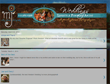 Tablet Screenshot of mjweddings.blogspot.com