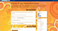 Desktop Screenshot of countrytoseahomes.blogspot.com