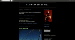 Desktop Screenshot of elrincondelsuicida.blogspot.com