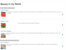 Tablet Screenshot of beautyinmyworld.blogspot.com