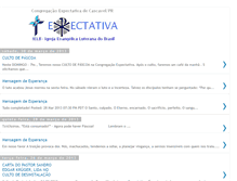 Tablet Screenshot of expectativaluterana.blogspot.com