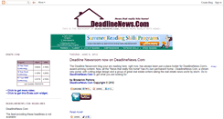 Desktop Screenshot of deadlinenewsroom.blogspot.com