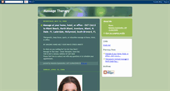 Desktop Screenshot of massagebynatasha.blogspot.com