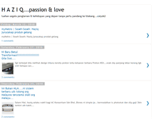 Tablet Screenshot of haziqganyut.blogspot.com