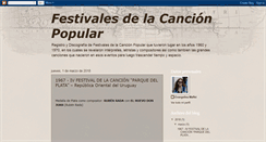 Desktop Screenshot of festivalescancionpopular.blogspot.com