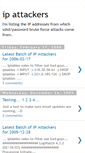 Mobile Screenshot of ipattackers.blogspot.com